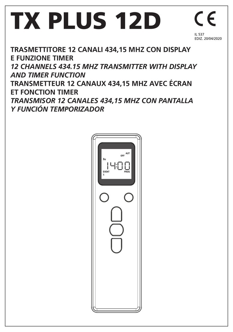 ACM TX PLUS 12D User manual