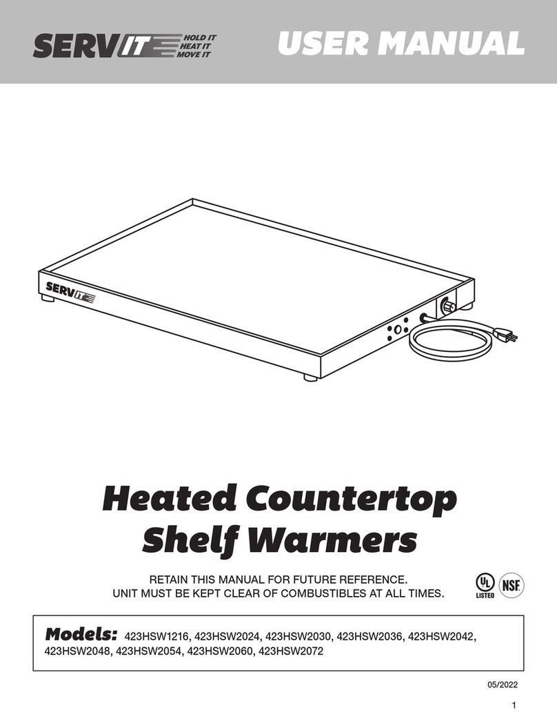 SERVIT 423HSW1216 user manual