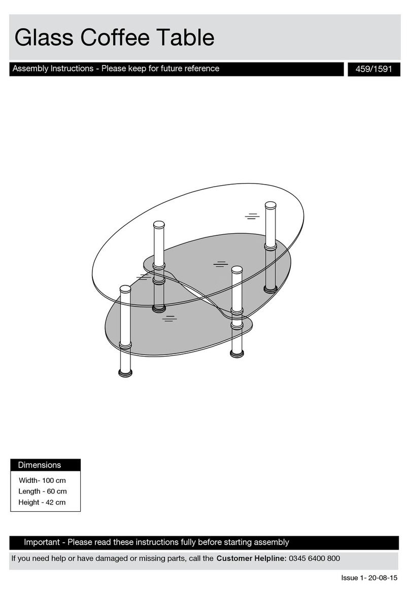 Argos 459/1591 Assembly lnstructions Argos 459/1591 Assembly lnstructions
