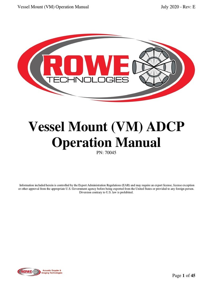 Rowe ADCP Operation manual