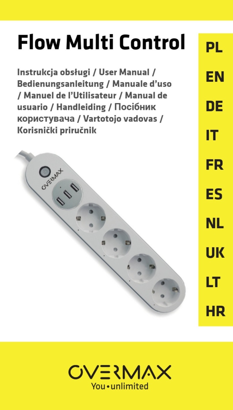 Overmax Flow Control user manual