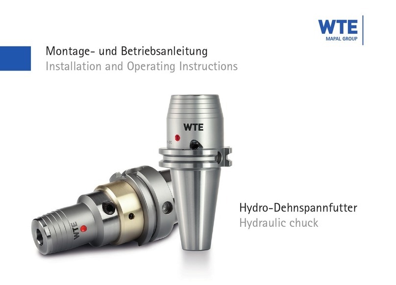 WTE HSK 32 Installation and operating instructions WTE HSK 32 Installation and operating instructions