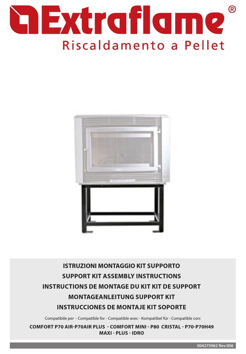 Extraflame COMFORT P70 AIR Assembly instructions