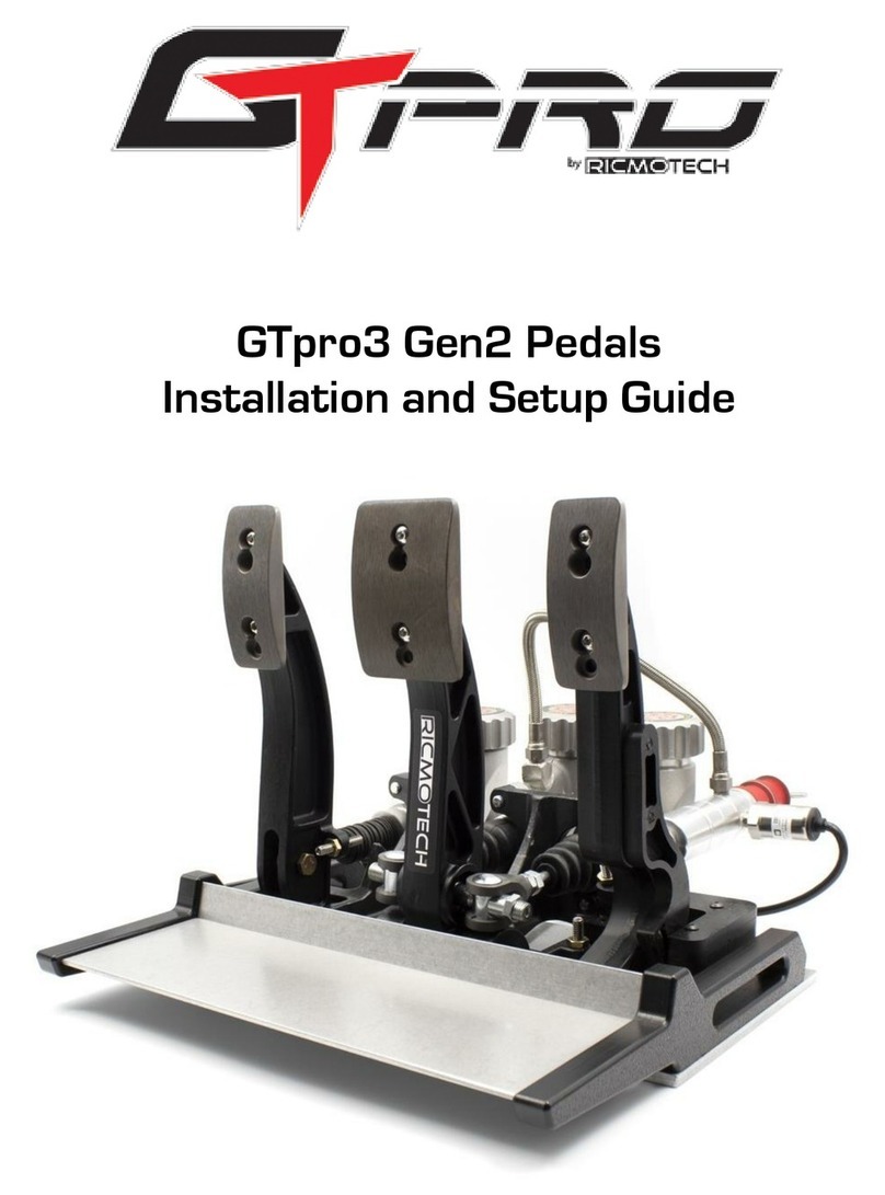 Ricmotech GTpro3 Gen2 Installation and setup guide