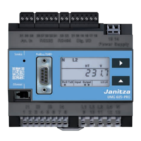 janitza UMG 605-PRO installation manual