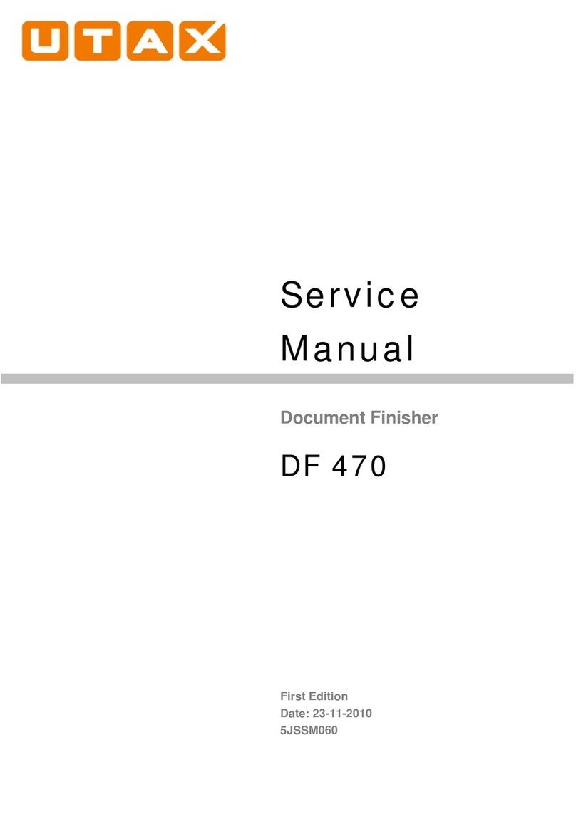 Triumph Adler DF 470 Service manual