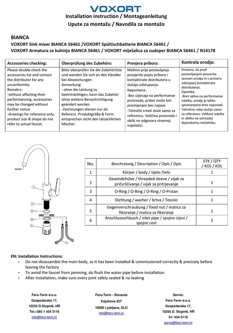 Fero-term Voxort BIANCA 56461 User manual