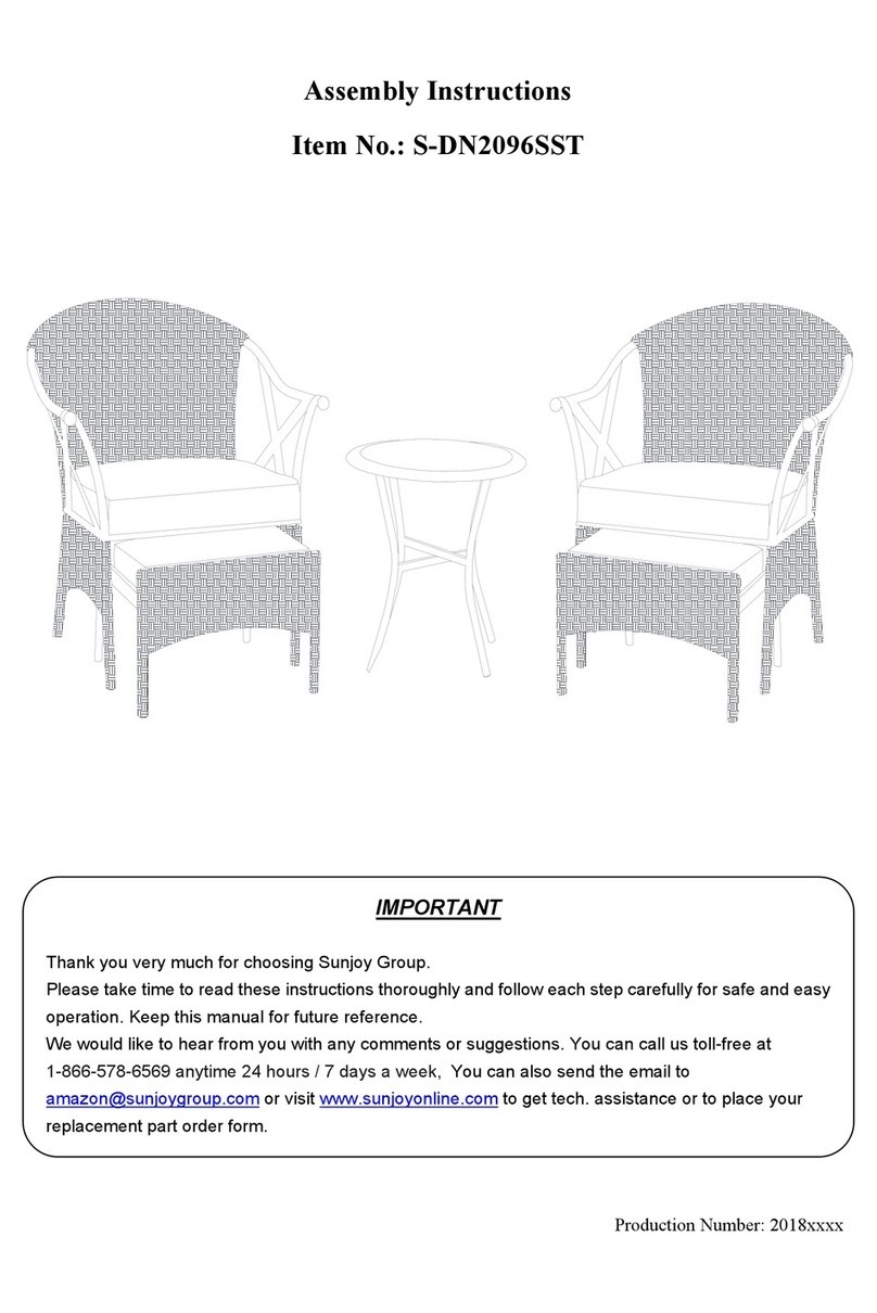Sunjoy S-DN2096SST User manual