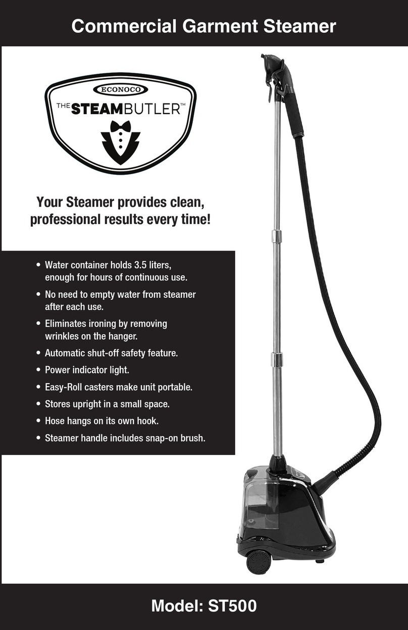Econoco SteamButler ST500 manual