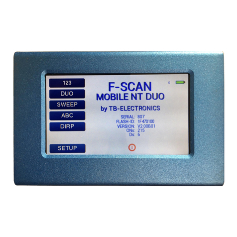 TB-Electronics F-SCAN MOBILE NT instruction manual