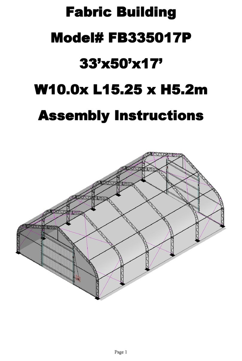 Storage Canopy FB335017P User manual Storage Canopy FB335017P User manual