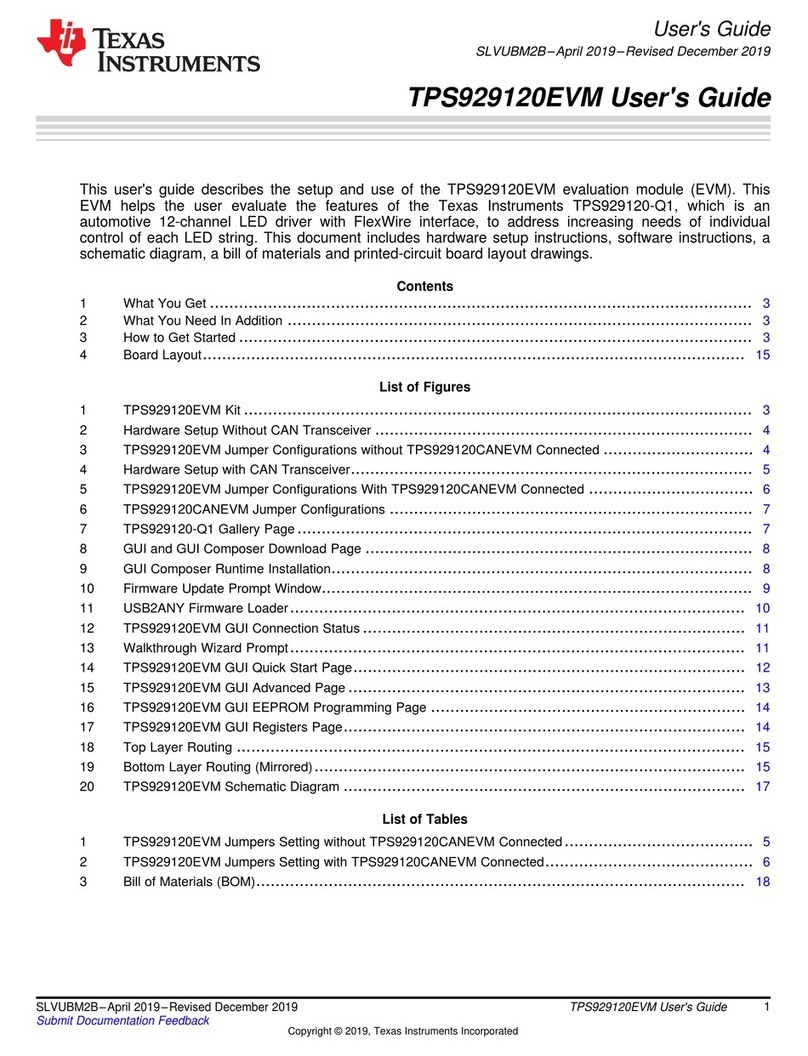 Texas Instruments TPS929120EVM User manual