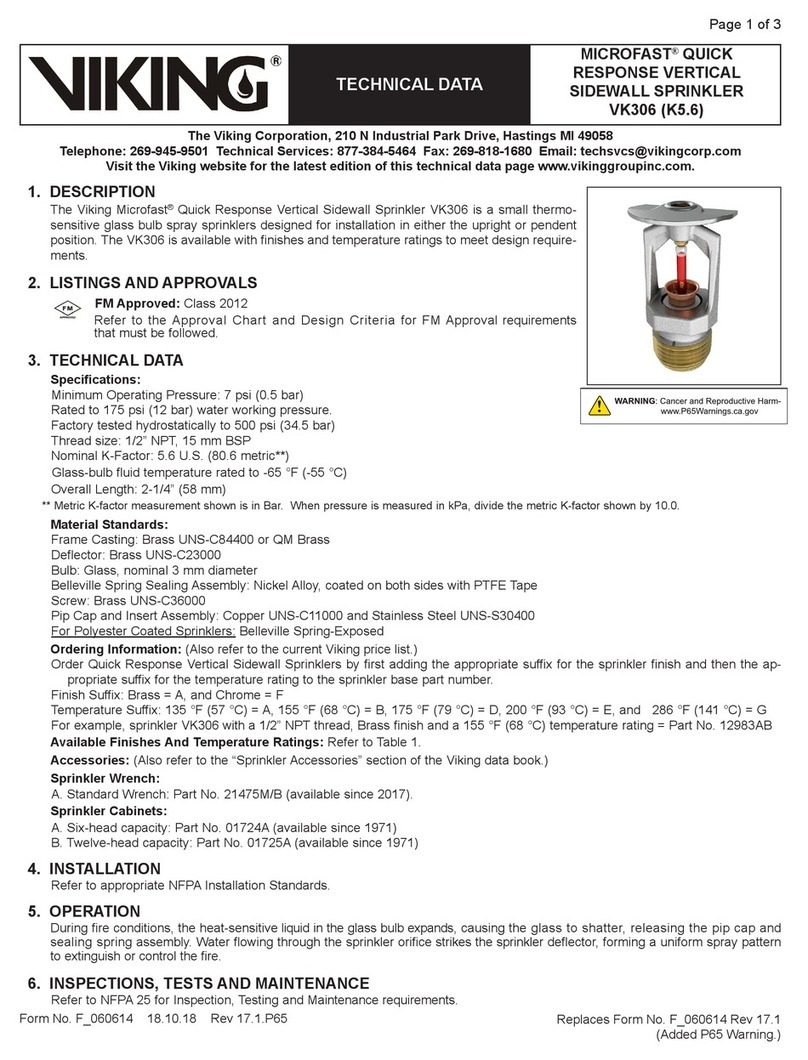 Viking MICROFAST VK306 Bulletin