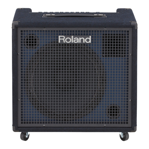 Roland KC-600 Operating and maintenance manual
