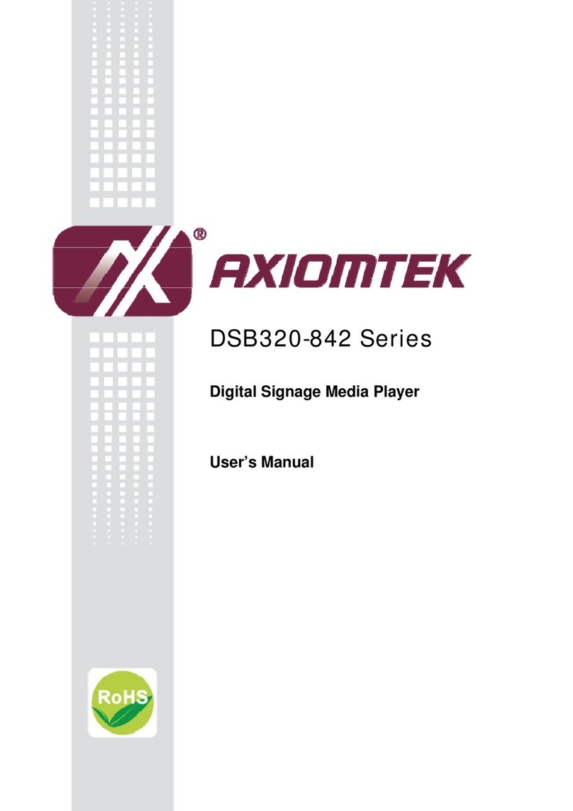 AXIOMTEK DSB320-842 Series User manual