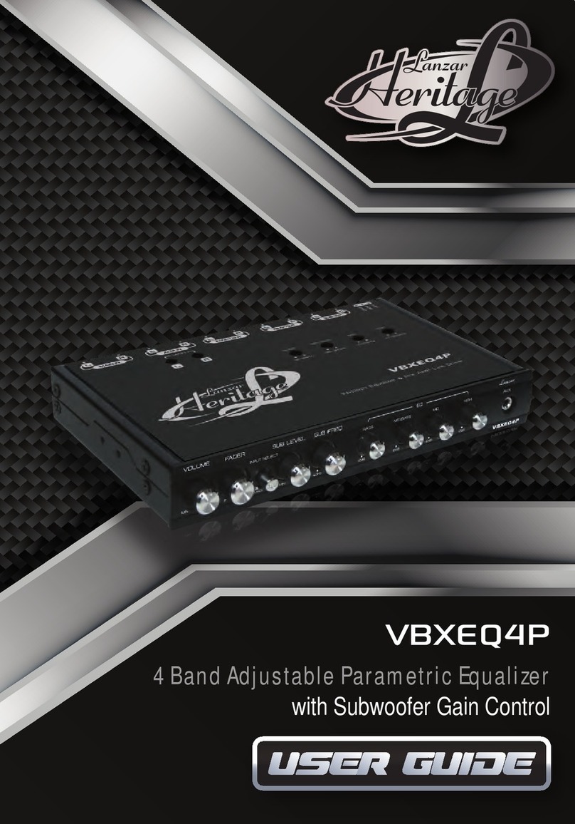 Lanzar VBXEQ4P User manual
