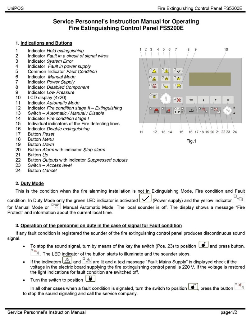 UniPOS FS5200E instruction manual