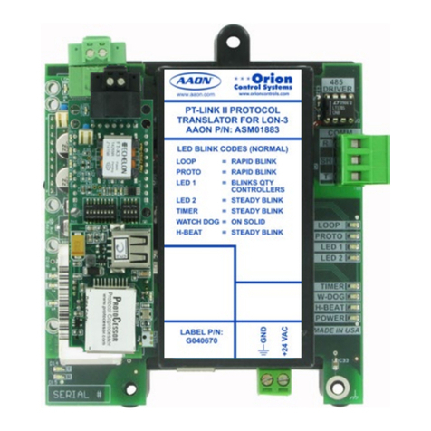 AAON PT-Link II LON-3 Assembly instructions