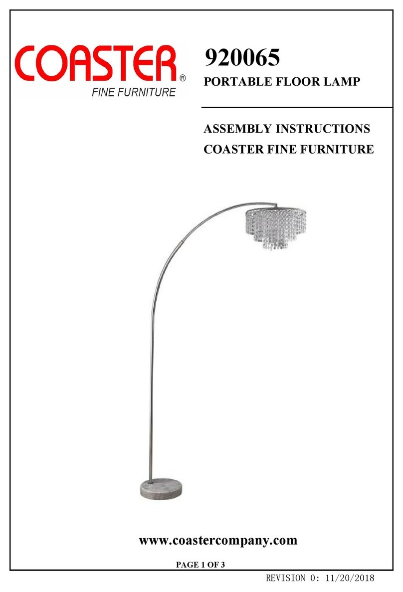 Coaster 920065 Assembly instructions