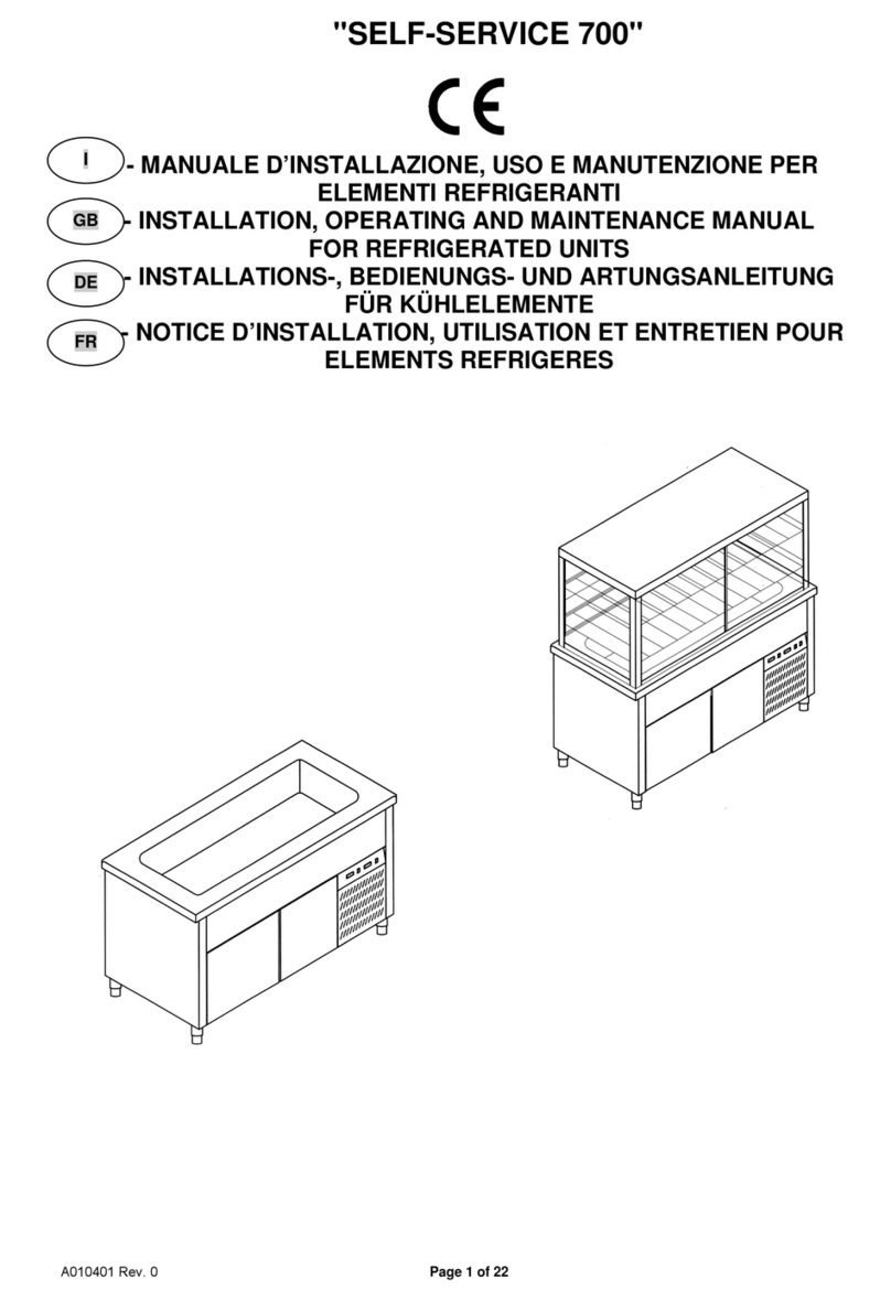 MBM SELF-SERVICE 700 Installation, operating and maintenance manual