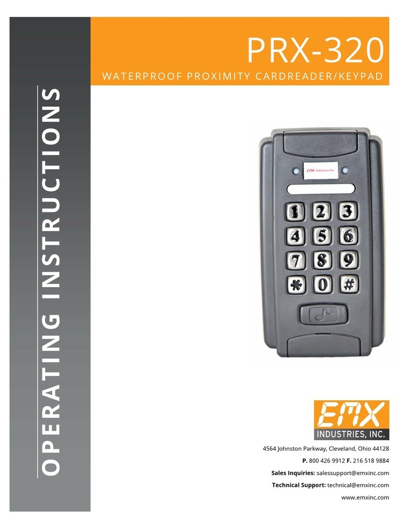 EMX Industries PRX-320 operating instructions