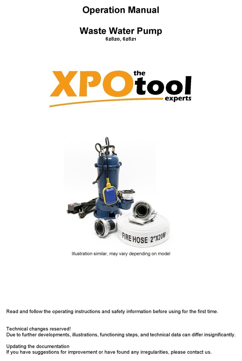 XPOtool 62820 Operation manual