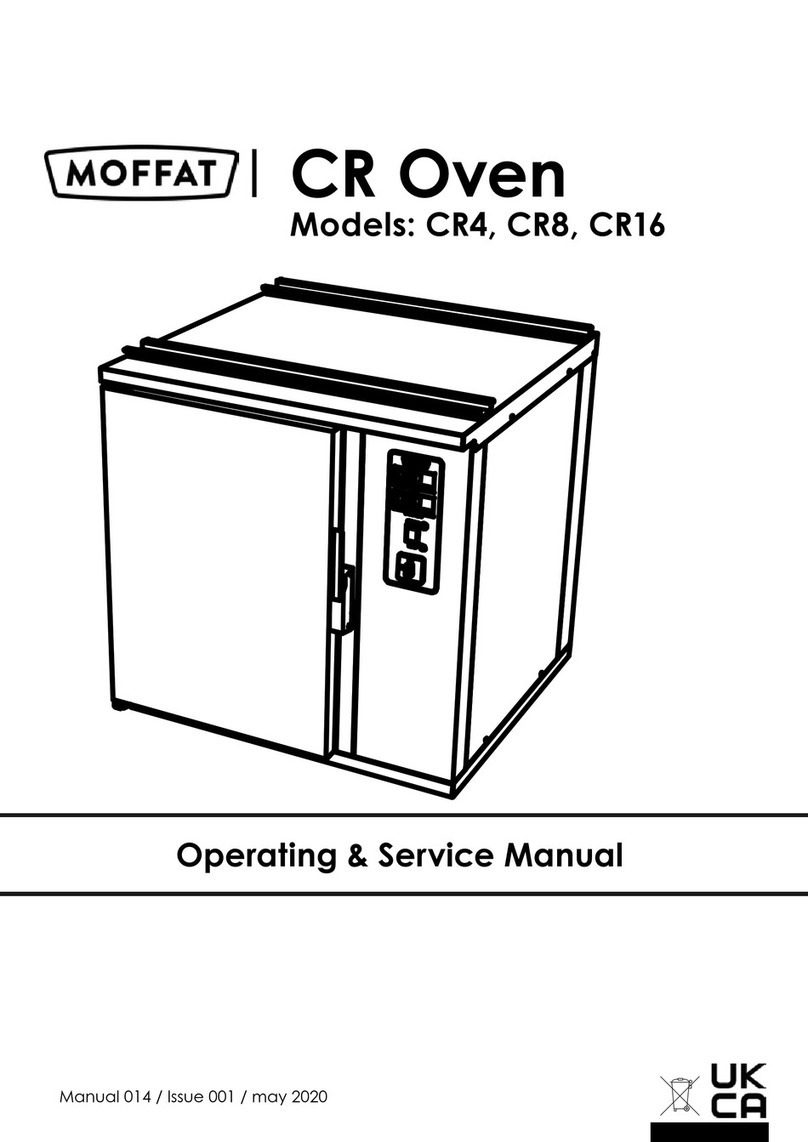 Moffat CR4 OPERATING & SERVICE MANUAL