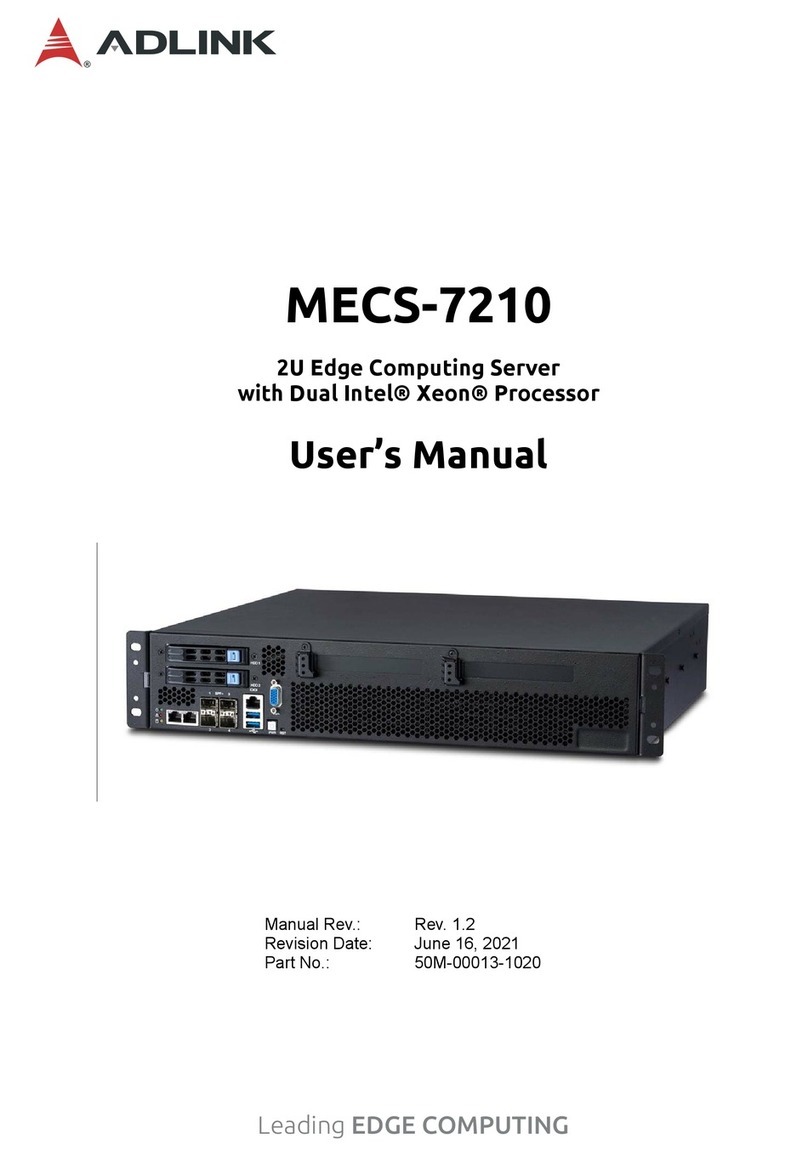 ADLINK Technology MECS-7210 User manual ADLINK Technology MECS-7210 User manual