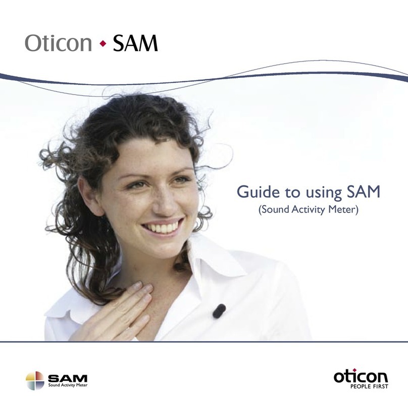 oticon SAM User manual