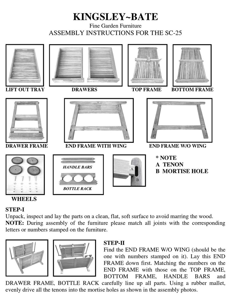 kingsley-bate SC-25 User manual kingsley-bate SC-25 User manual