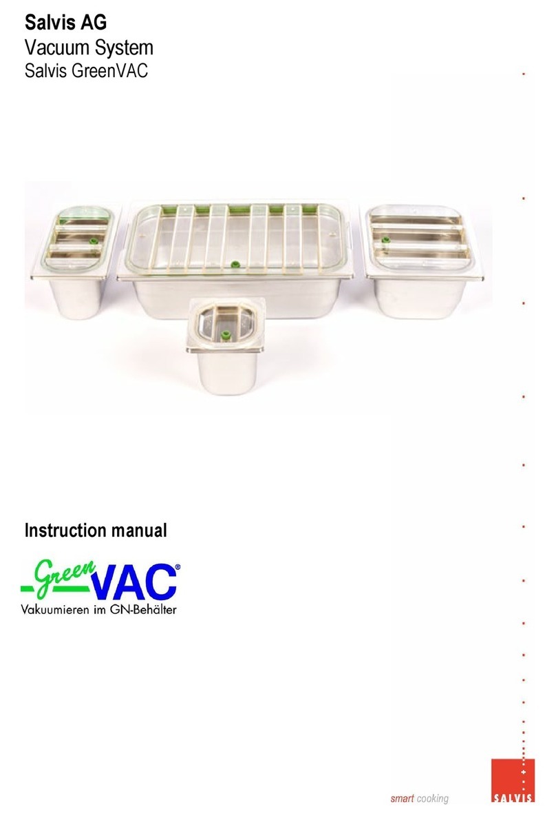 Salvis GreenVac instruction manual