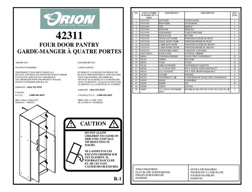 Orion 42311 manual