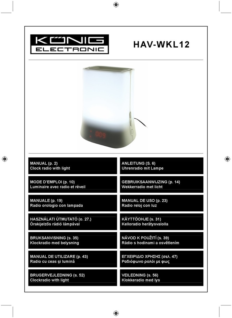 König Electronic HAV-WKL12 manual