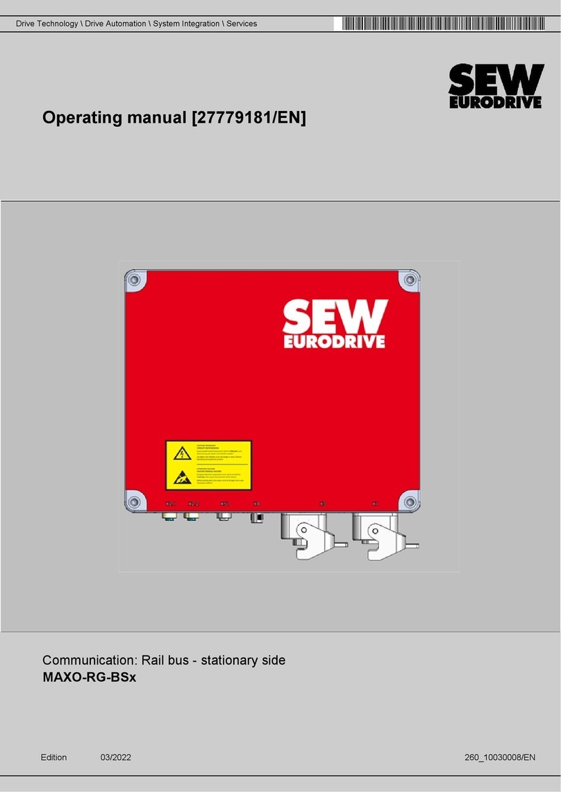 SEW-Eurodrive MAXO-RG-BSx operating manual