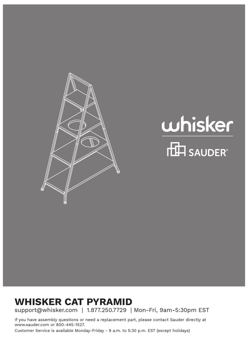Sauder WHISKER CAT PYRAMID User manual Sauder WHISKER CAT PYRAMID User manual