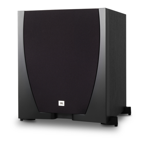 Harman JBL SUB 550P User manual