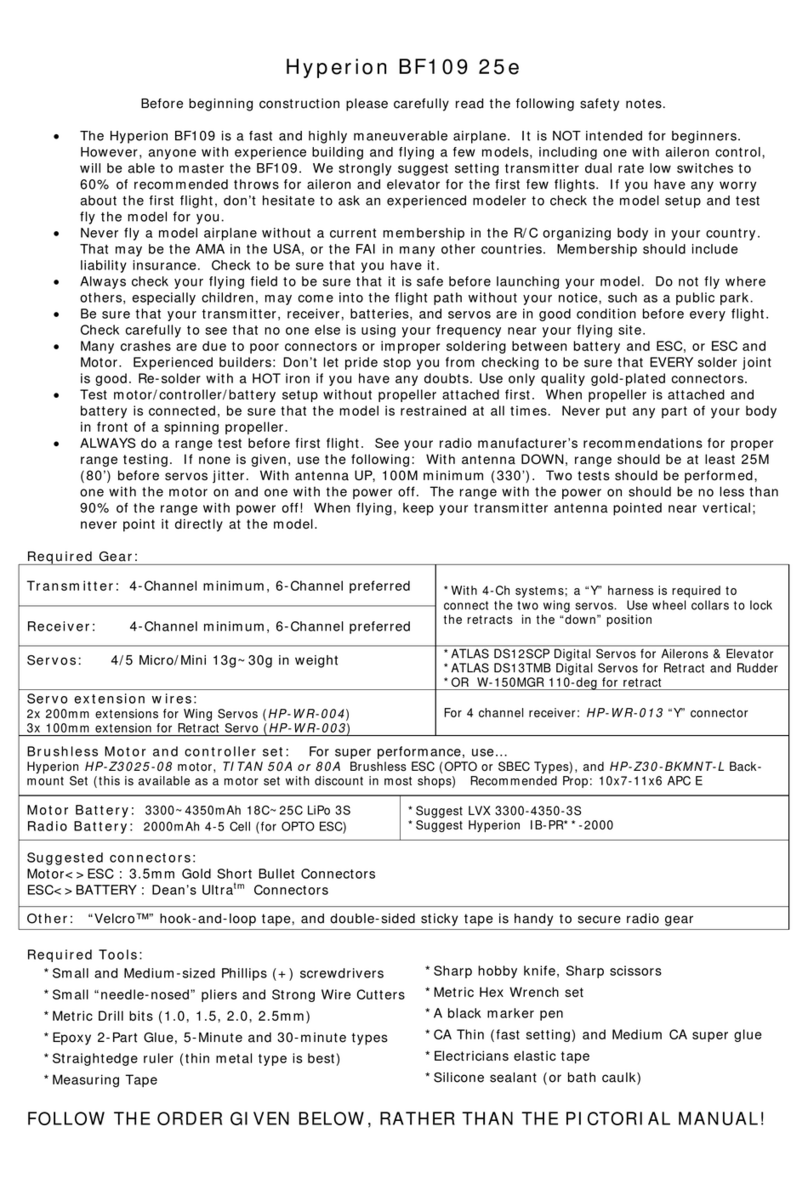 Hyperion BF109 25e quick start guide