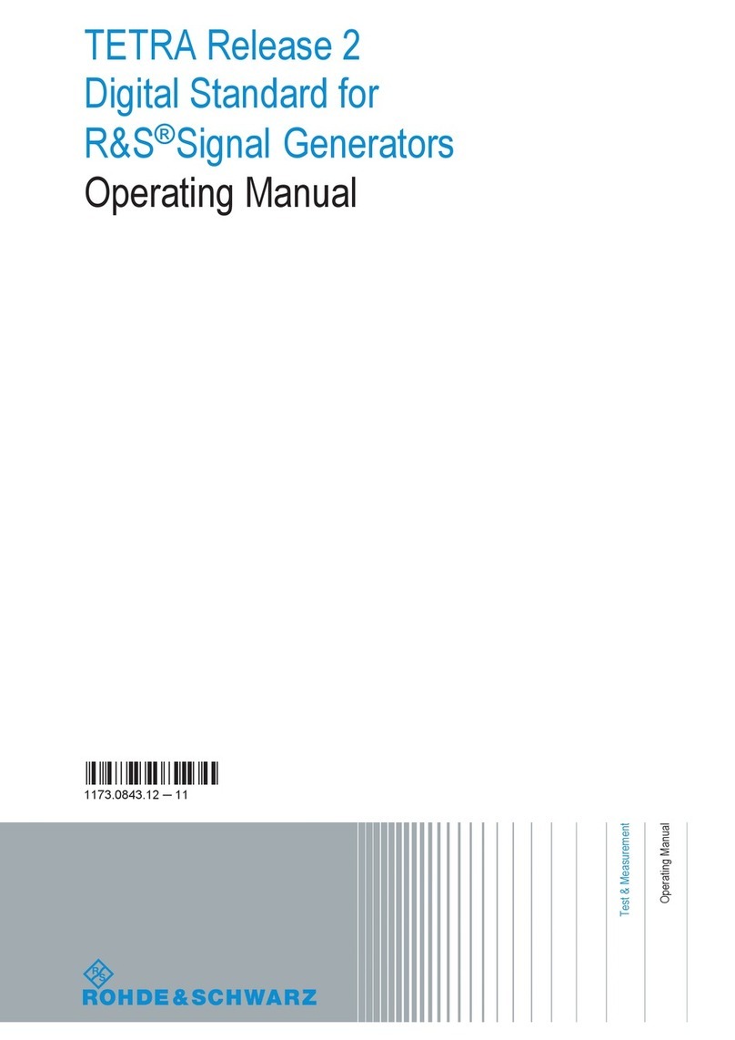 Rohde & Schwarz TETRA Release 2 operating manual