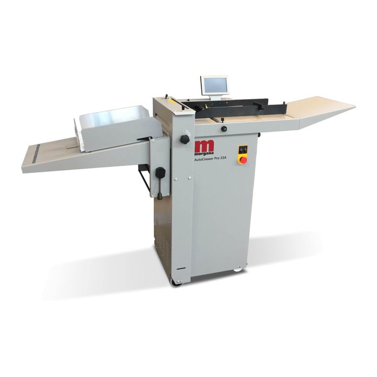 Morgana AutoCreaser Pro 33A User manual