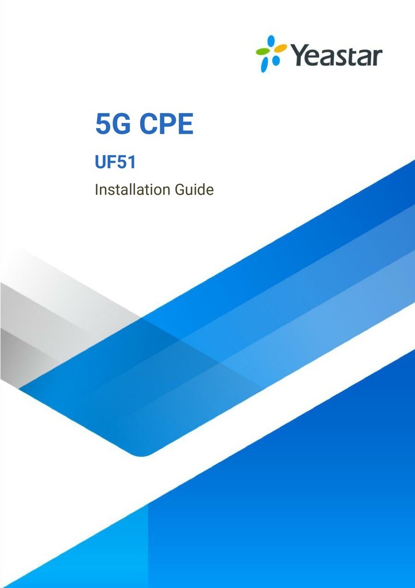 Yeastar Technology UF51 5G CPE installation guide