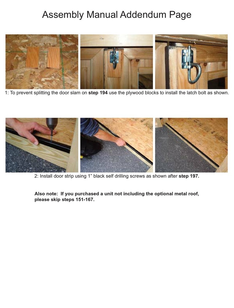 HomePlace Cedar Garden Building Assembly manual