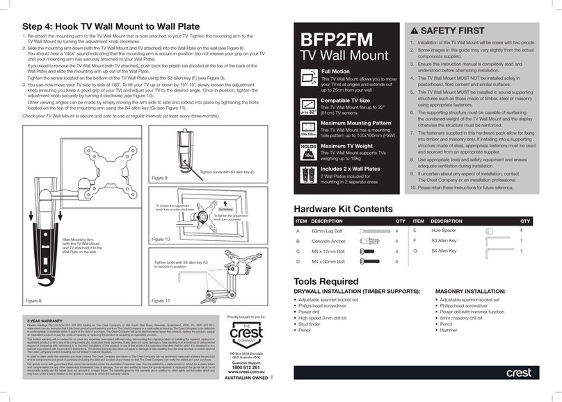 Crest Audio BFP2FM User manual
