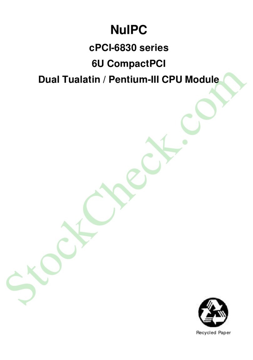 ADLINK Technology cPCI-6830 Series manual