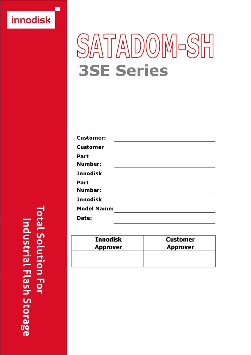 Innodisk SATADOM-SH 3SE Series User manual