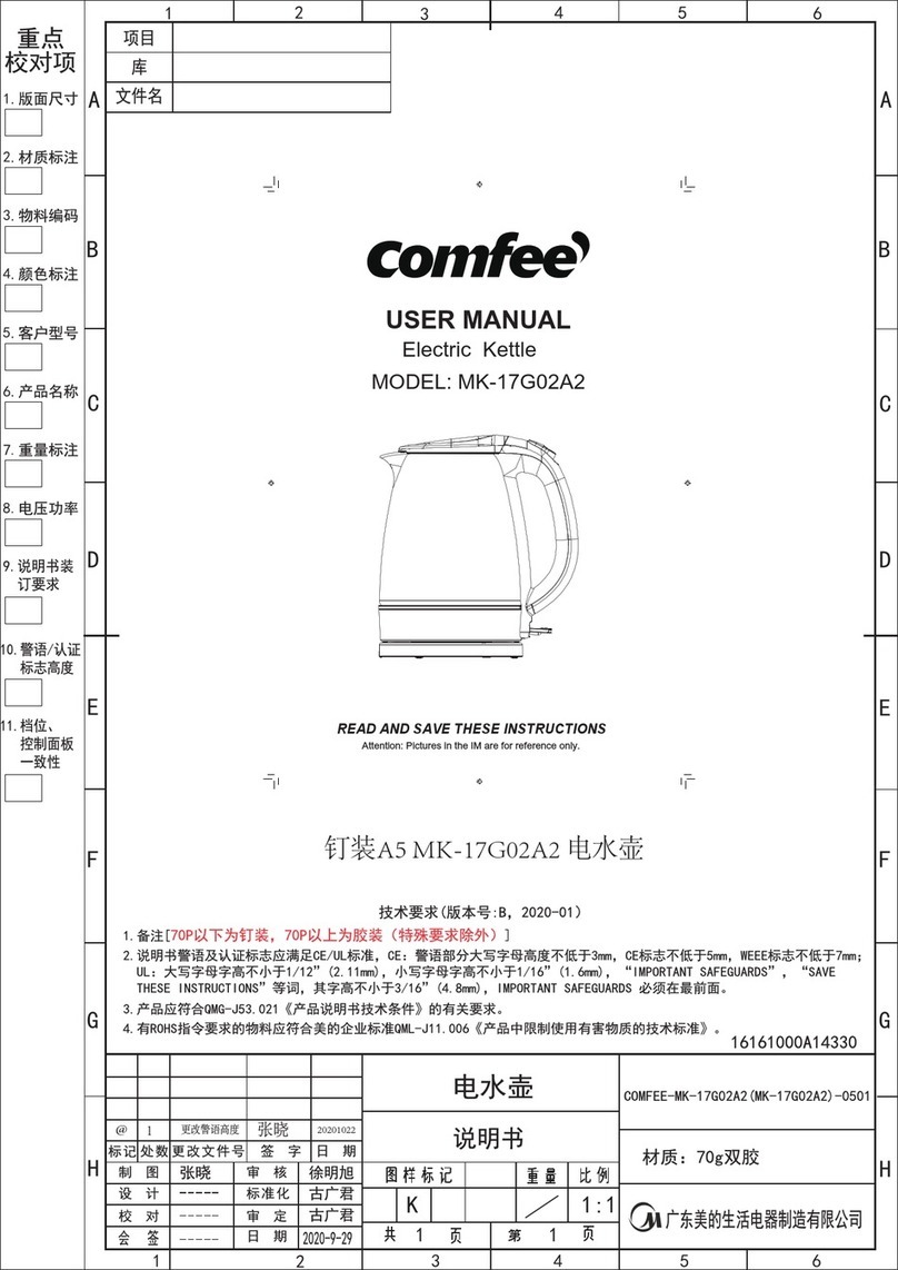 Comfee MK-17G02A2 User manual
