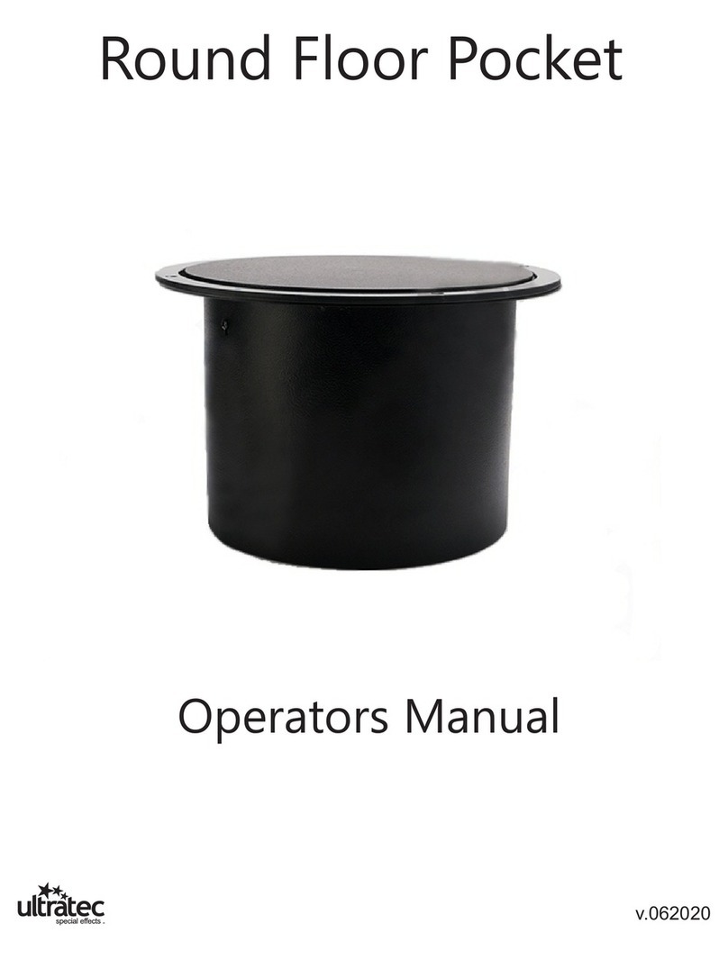 ULTRA TEC Round Floor Pocket User manual