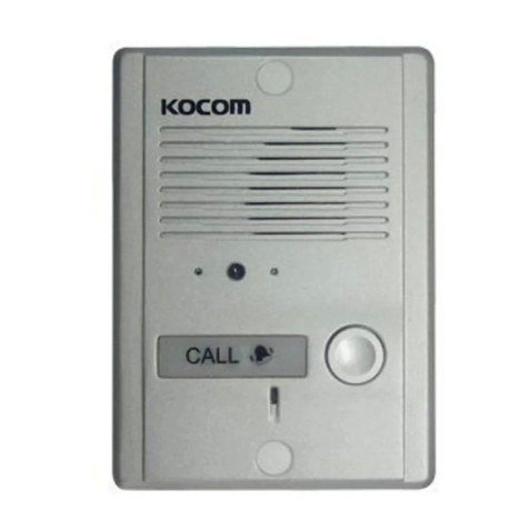 KOCOM KC-MC22 Wiring Diagram and Installation Instructions