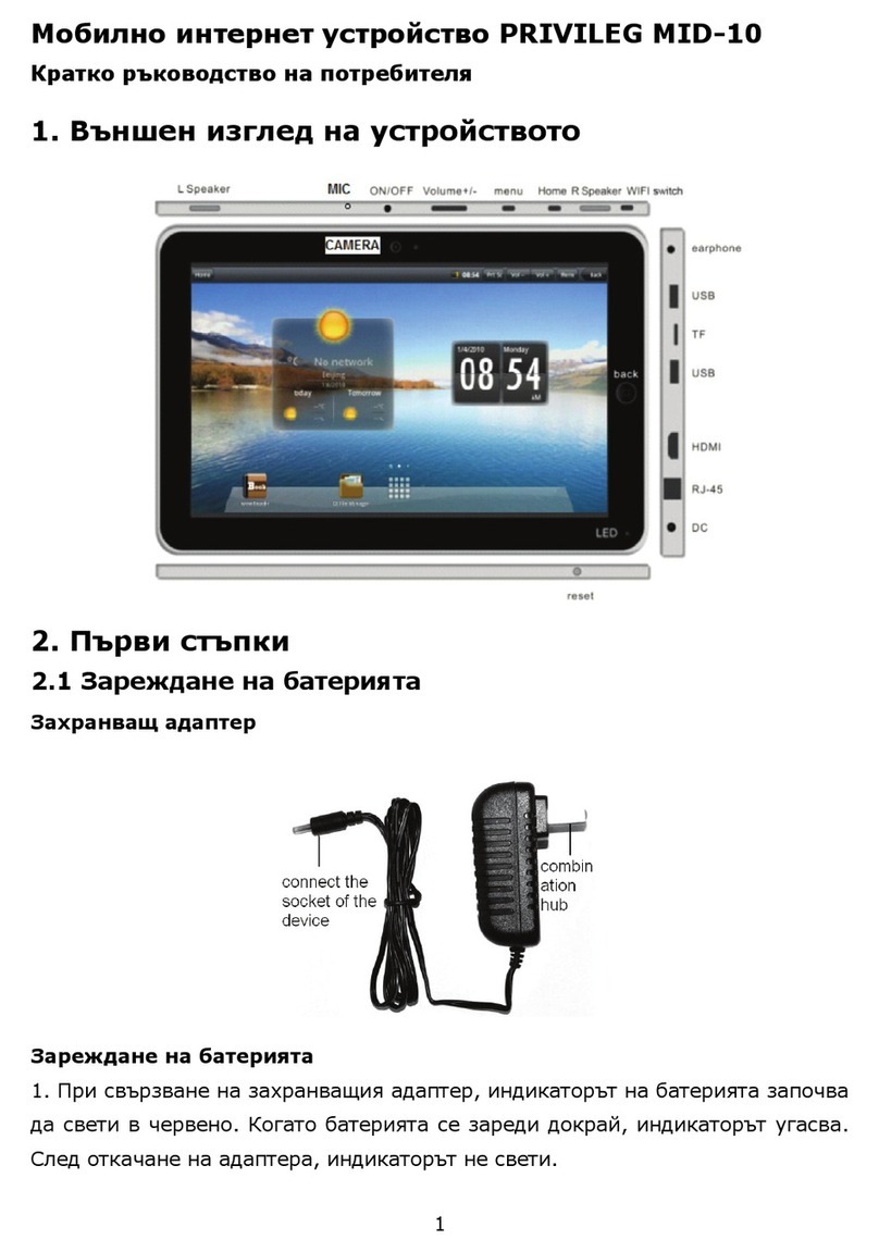 privileg MID-10 Quick user guide privileg MID-10 Quick user guide