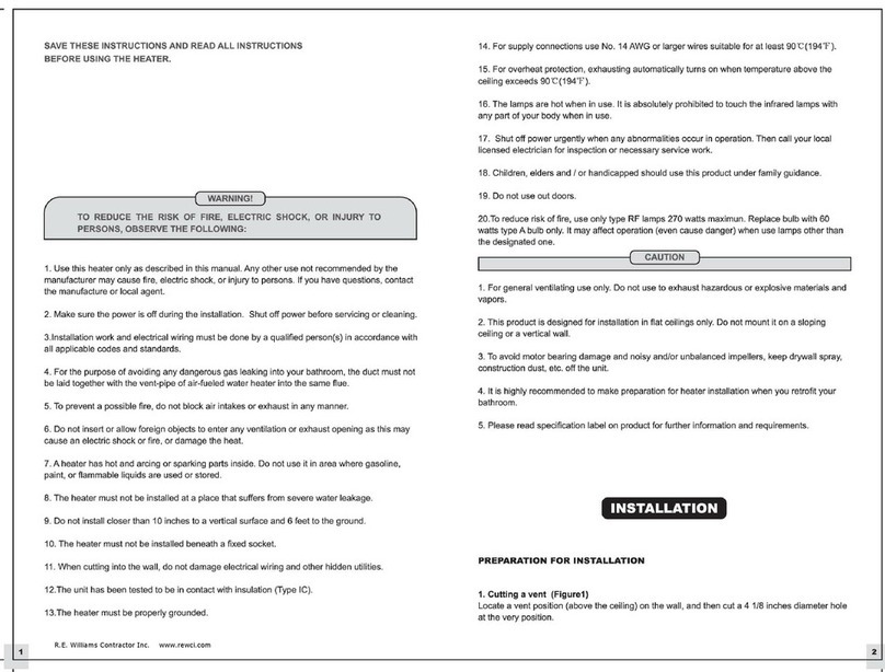 R.E Williams Contractor A716 user manual