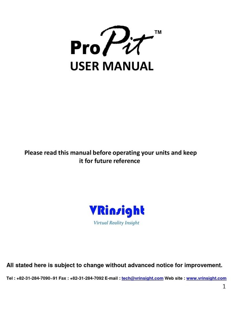 VRinsight ProPit User manual